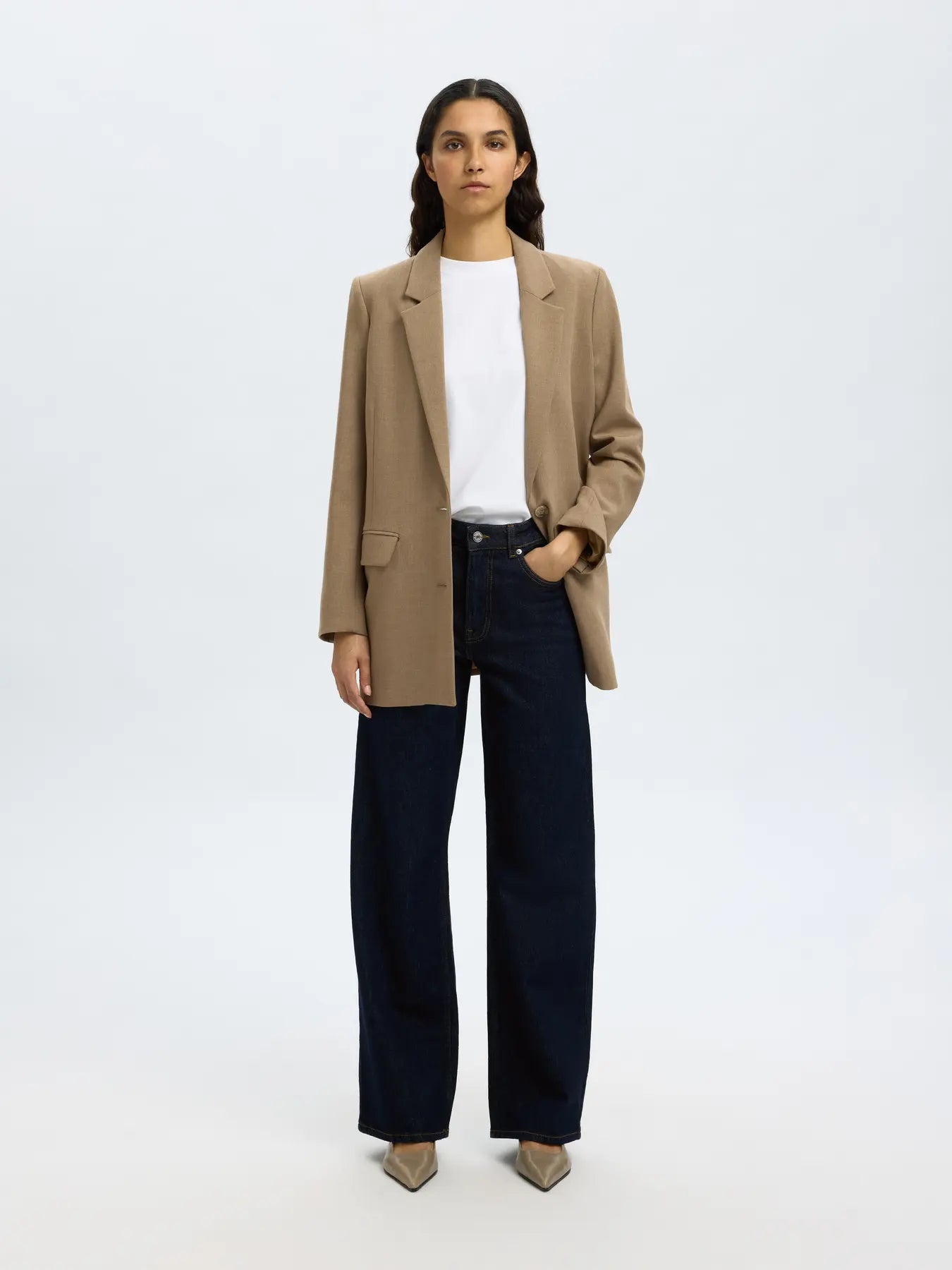 Selected Femme Bea-Kori Dark Blue Jeans