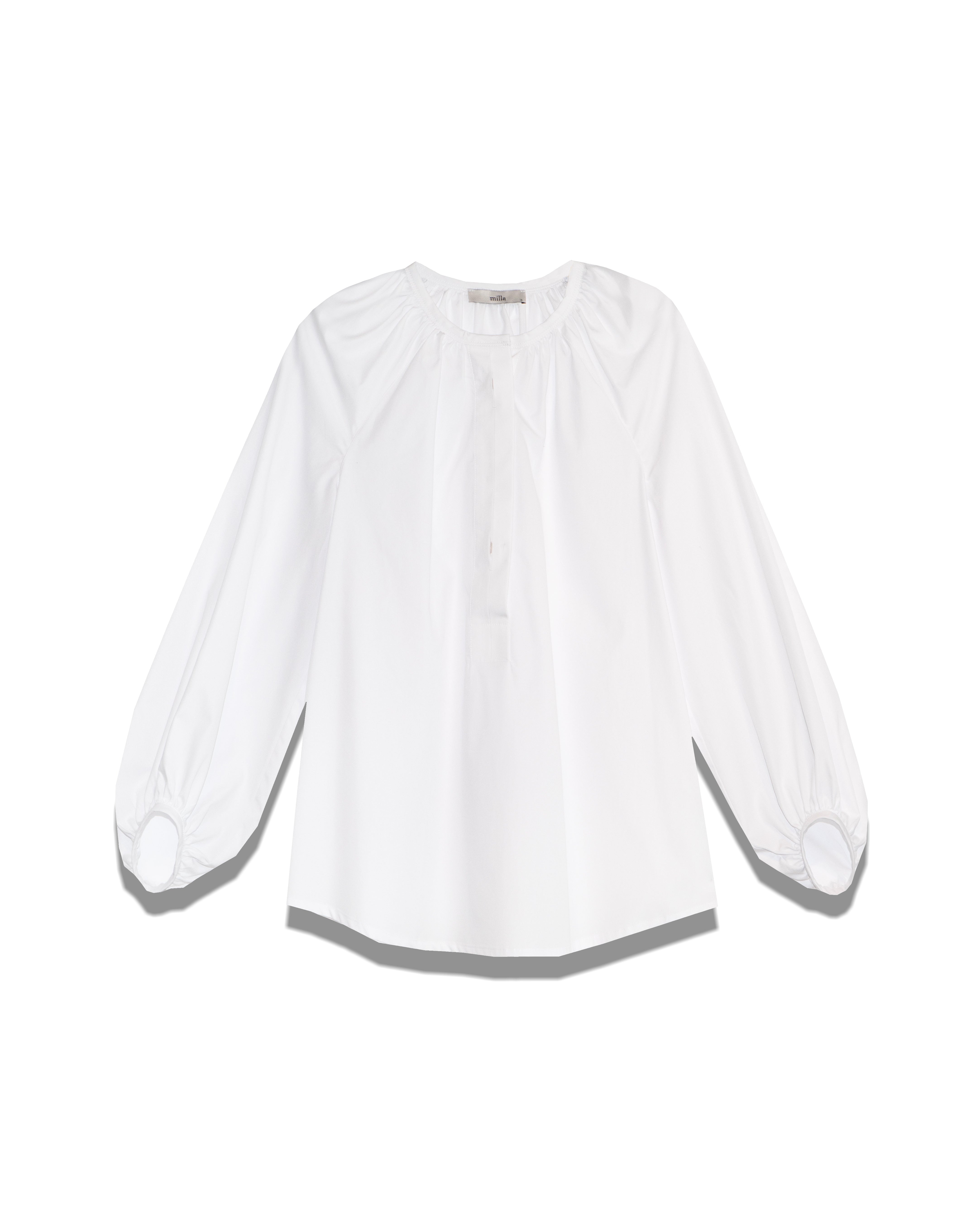 Milla White Poplin Shirt