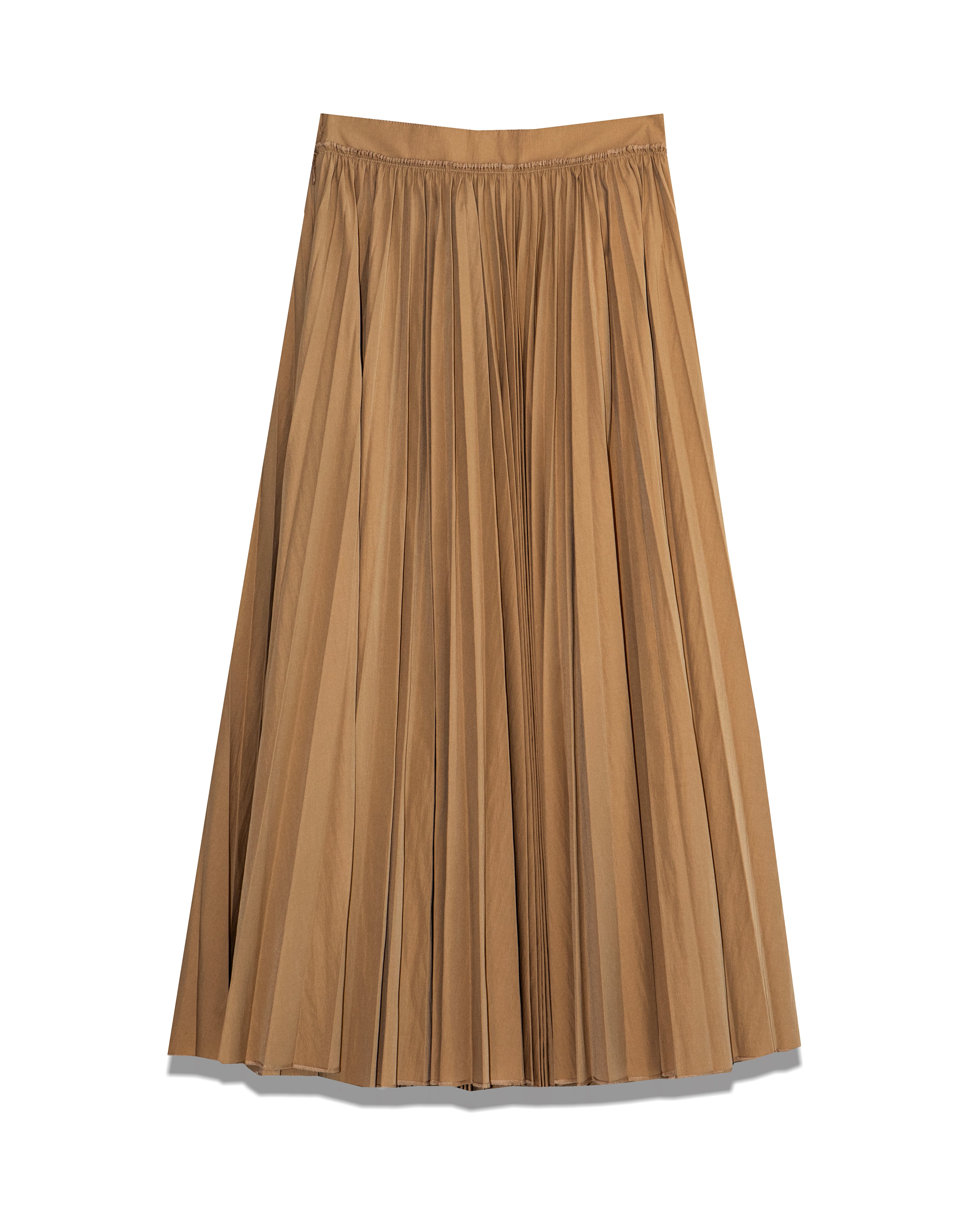 Milla Gathered Crinkle Poplin Skirt