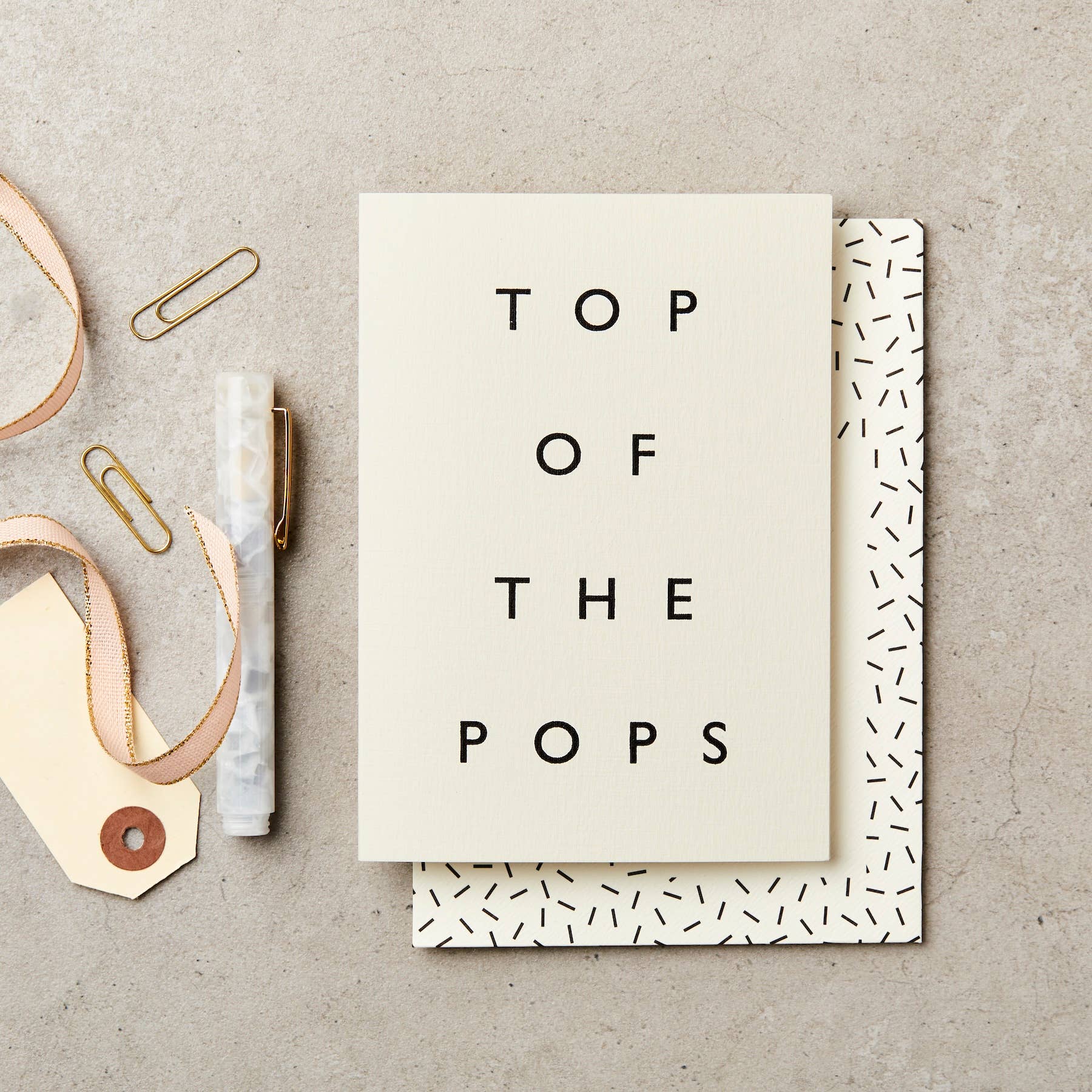 Katie LeamonTop of the Pops Father's Day Card