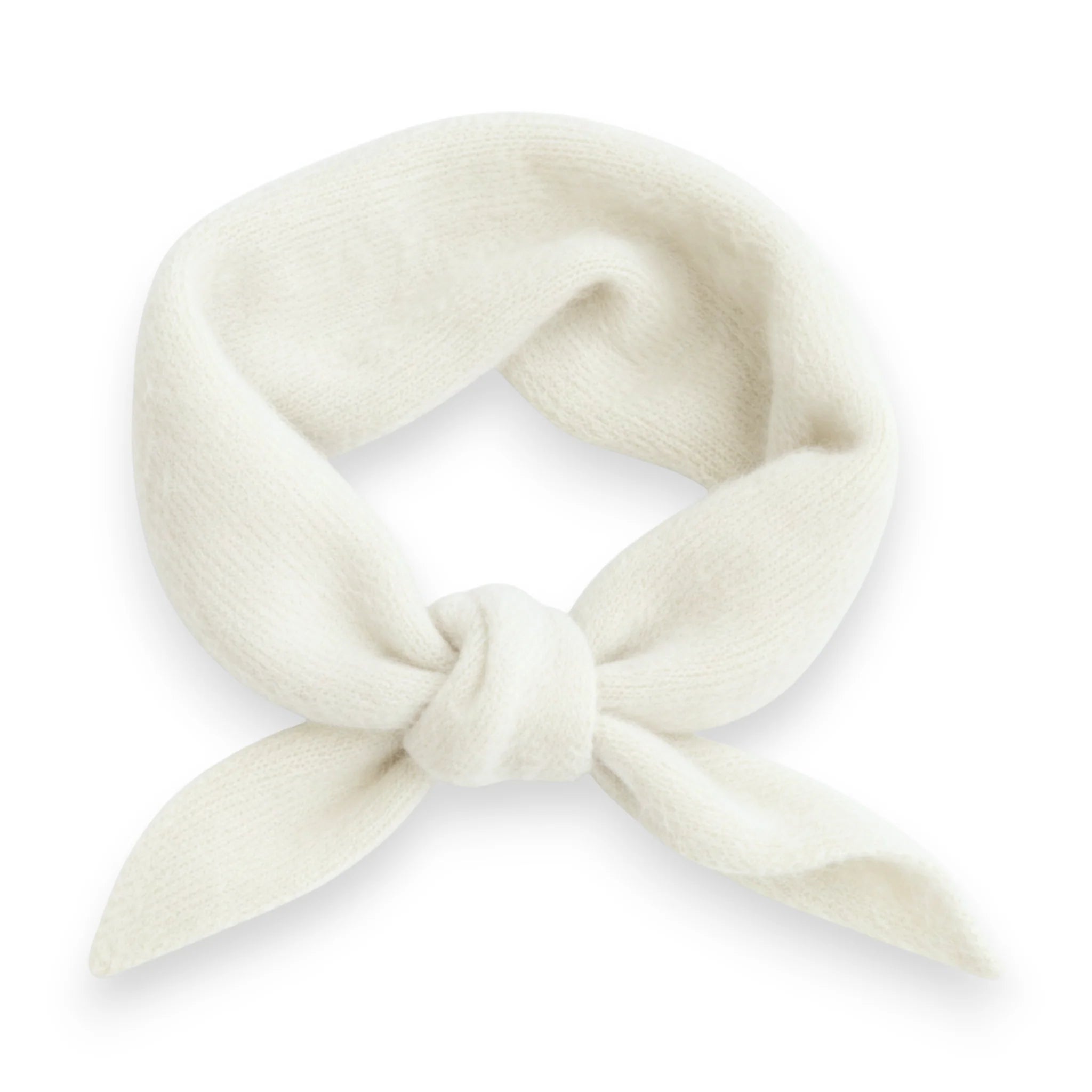 Precious Wool Blend Pastel Triangle Neck Scarf