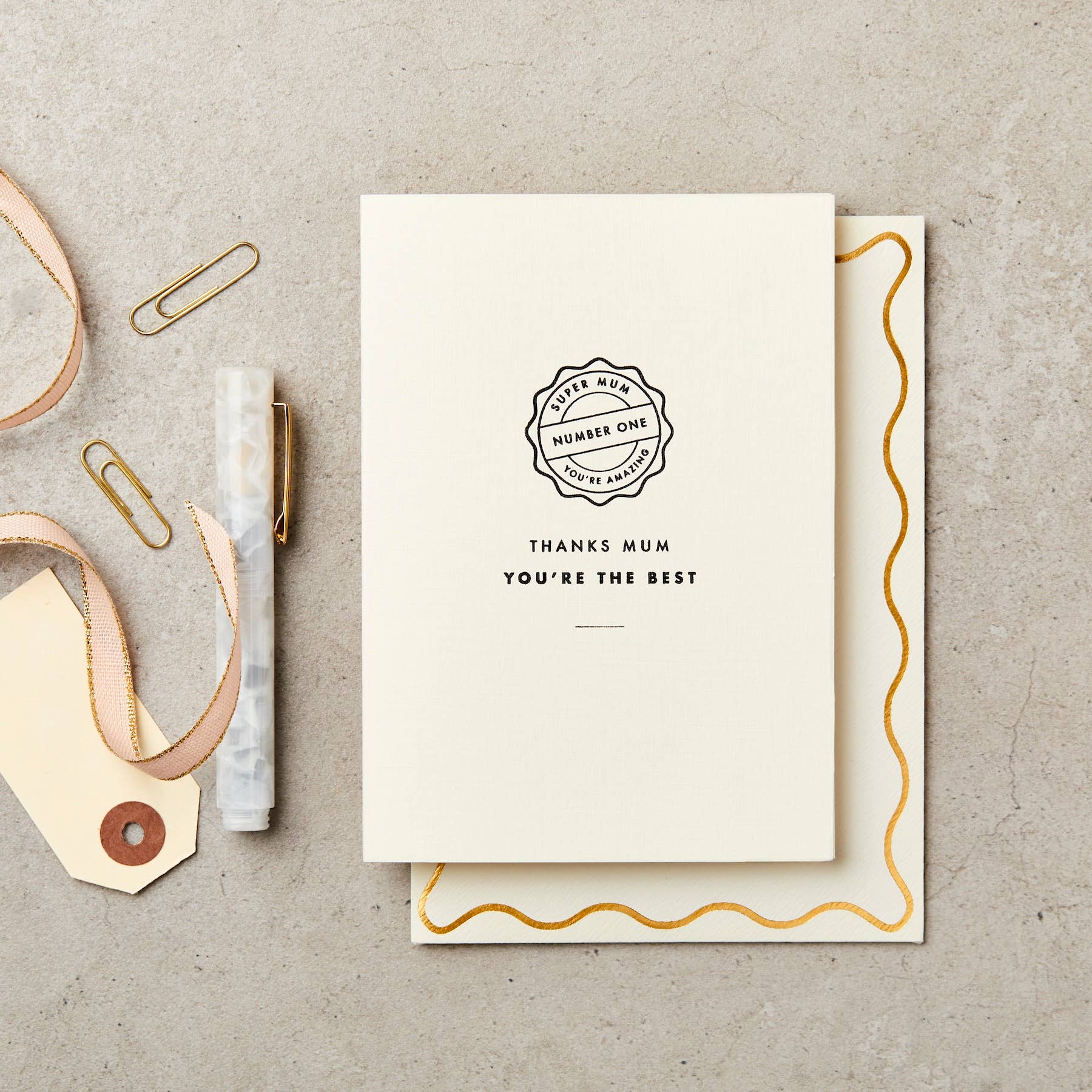 Katei Leamon Super Mum Mother's Day Card