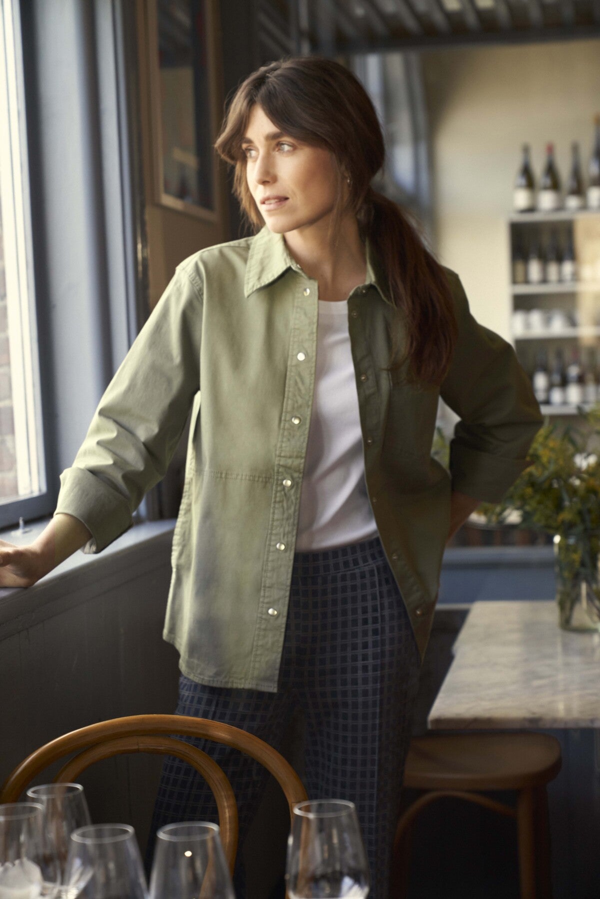 Part Two Nayla Vetiver Shirt