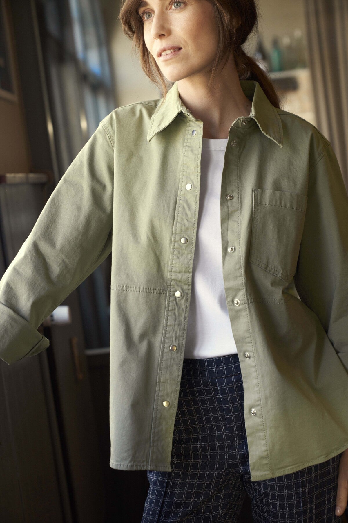 Part Two Nayla Vetiver Shirt