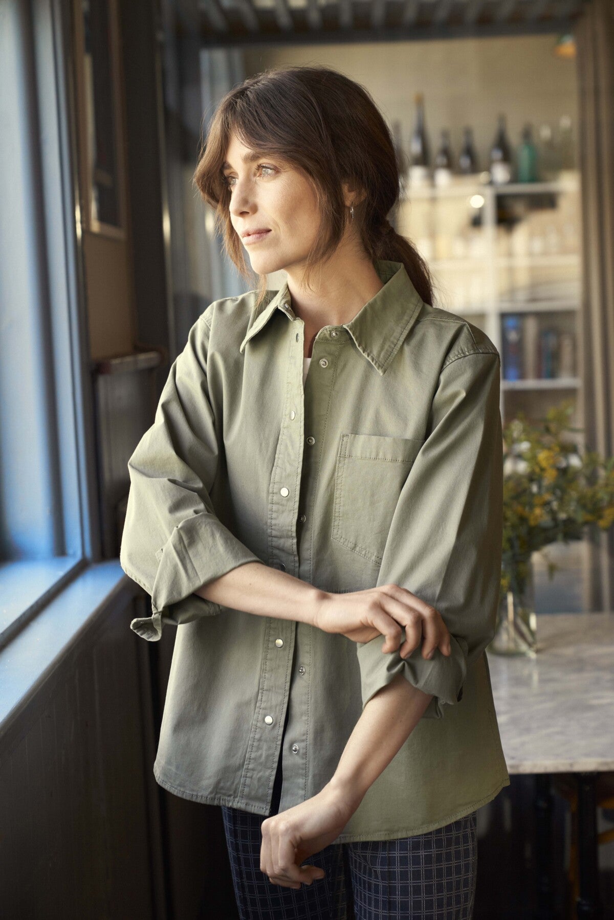 Part Two Nayla Vetiver Shirt