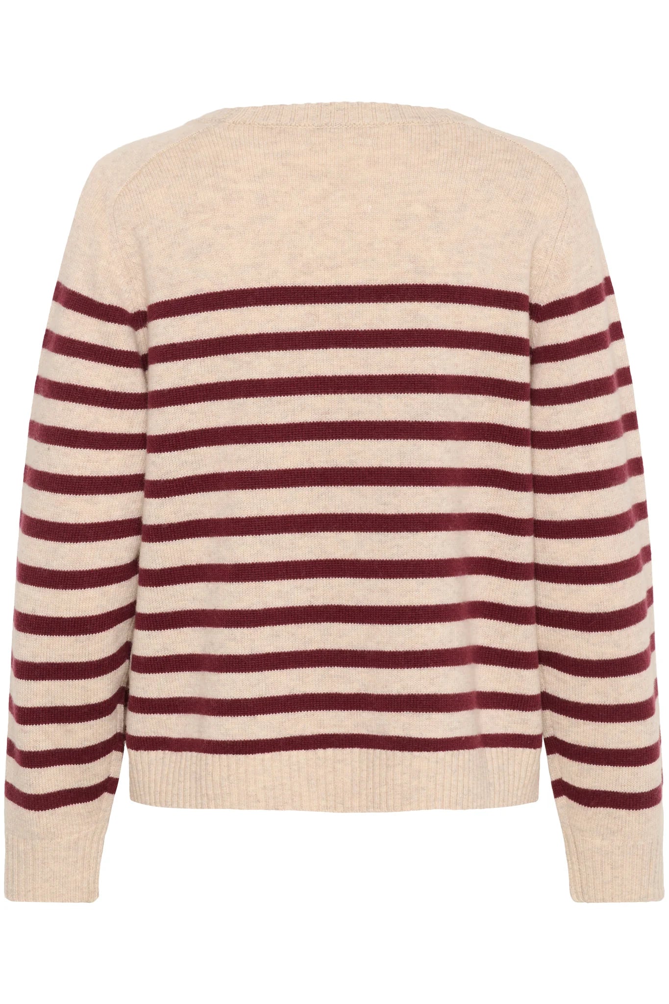 Part Two Niaka Tawny Port Stripe Pullover