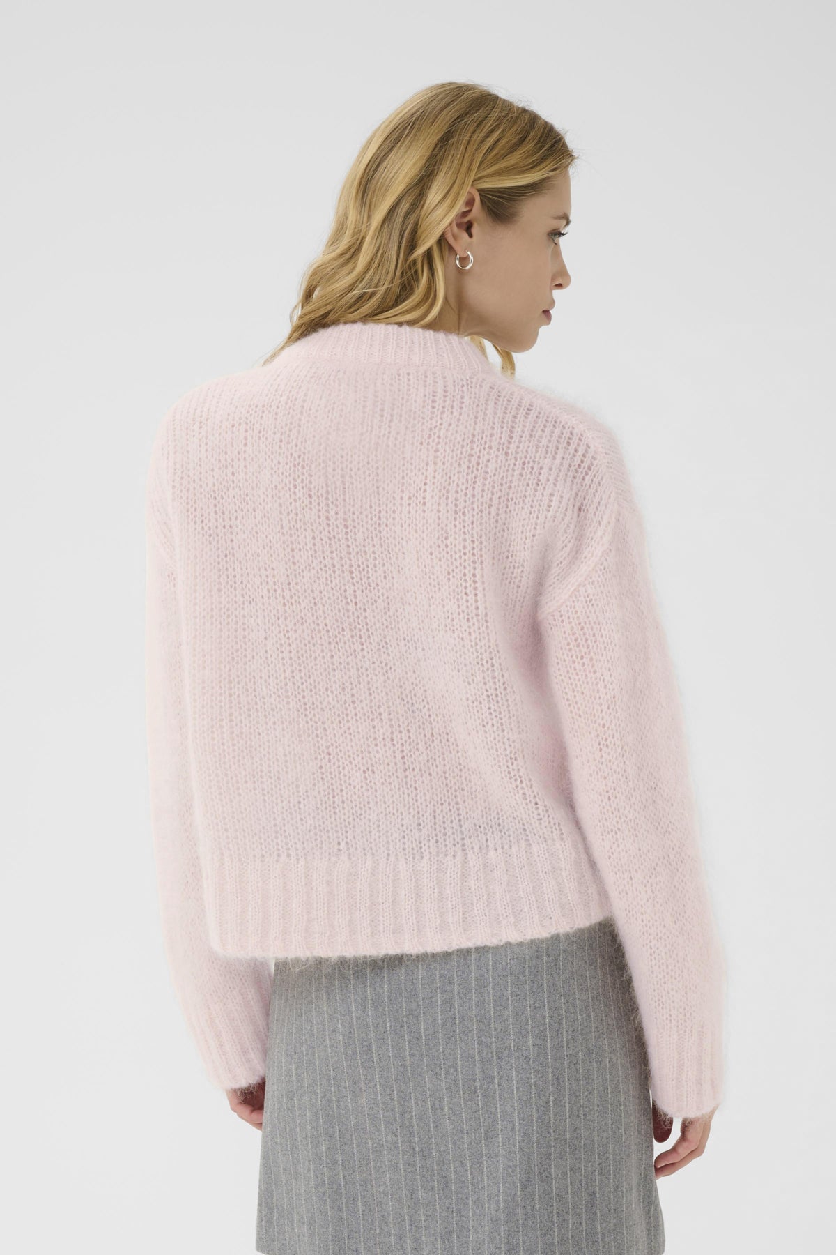 Part Two Sille Mauve Chalk Knit Jumper