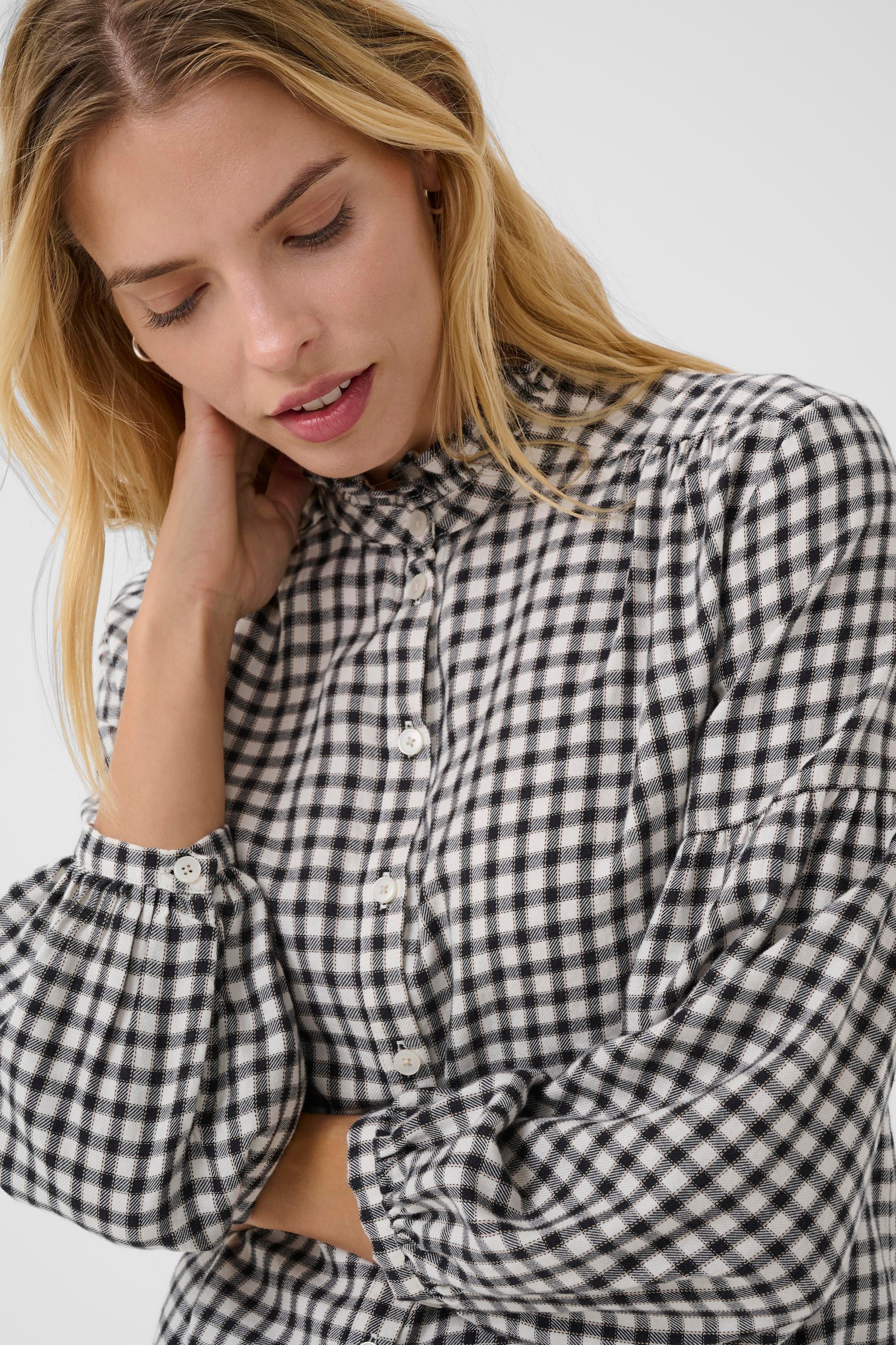 Part Two Samilla Mini Check Blouse