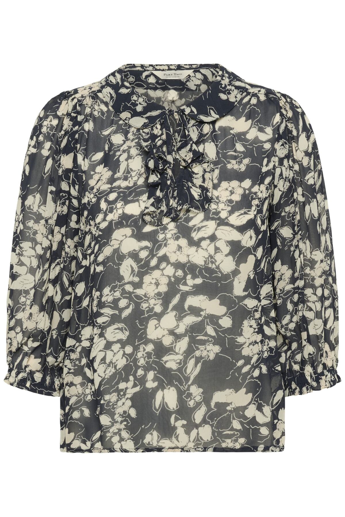 Part Two Alvia Midnight Floral Shirt