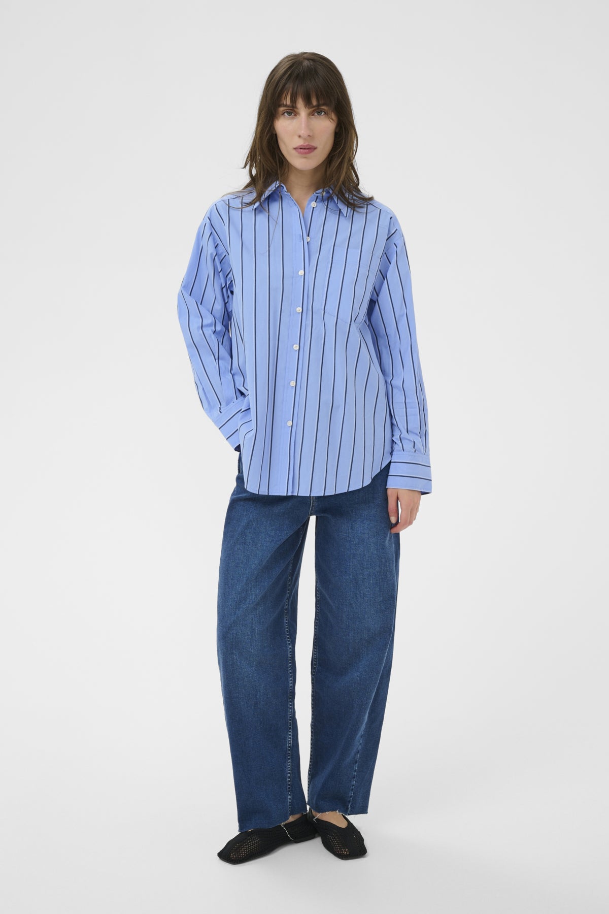 Part Two Anabella Blue Stripe Shirt
