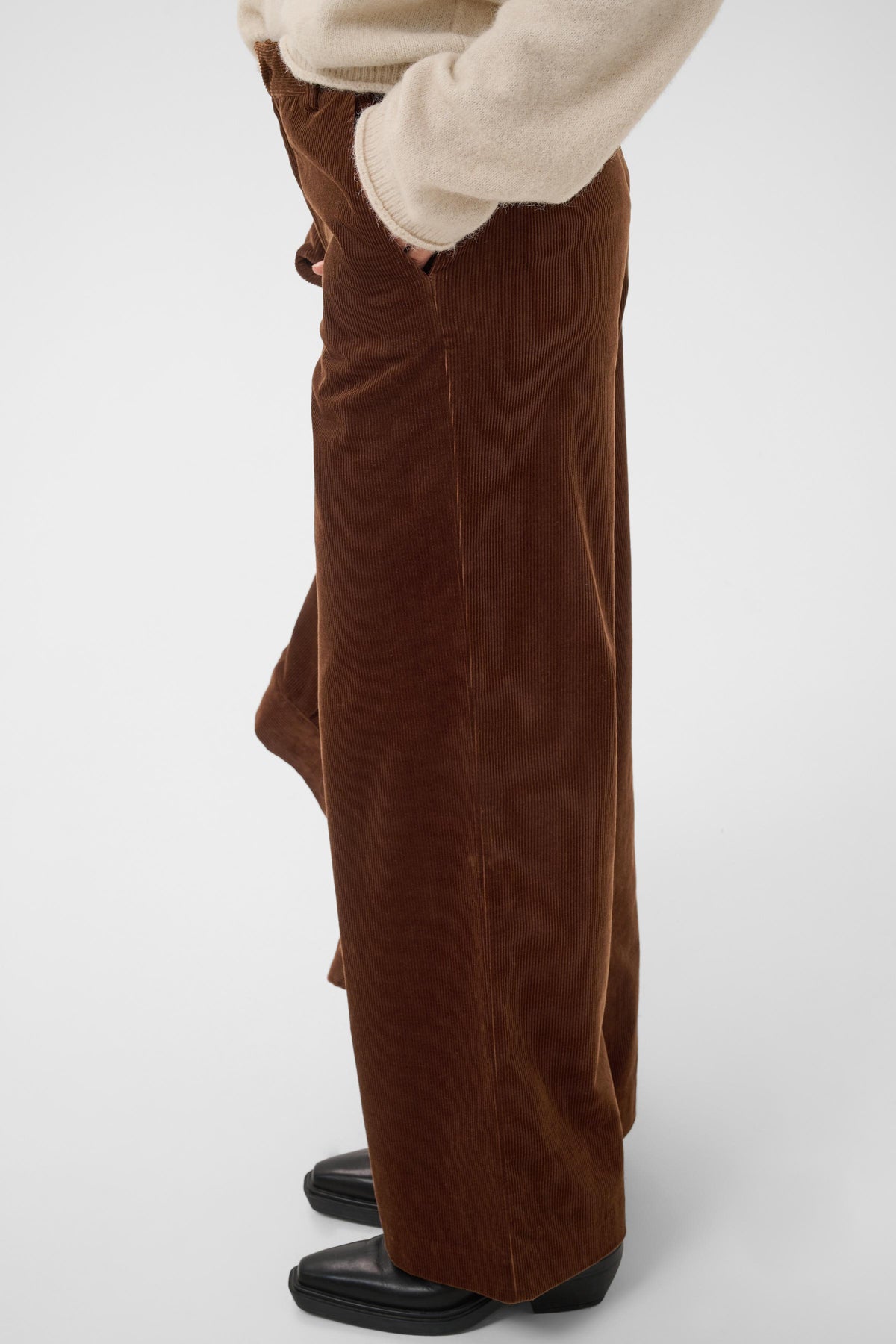 Part Two Columba Brown Corduroy Trouser