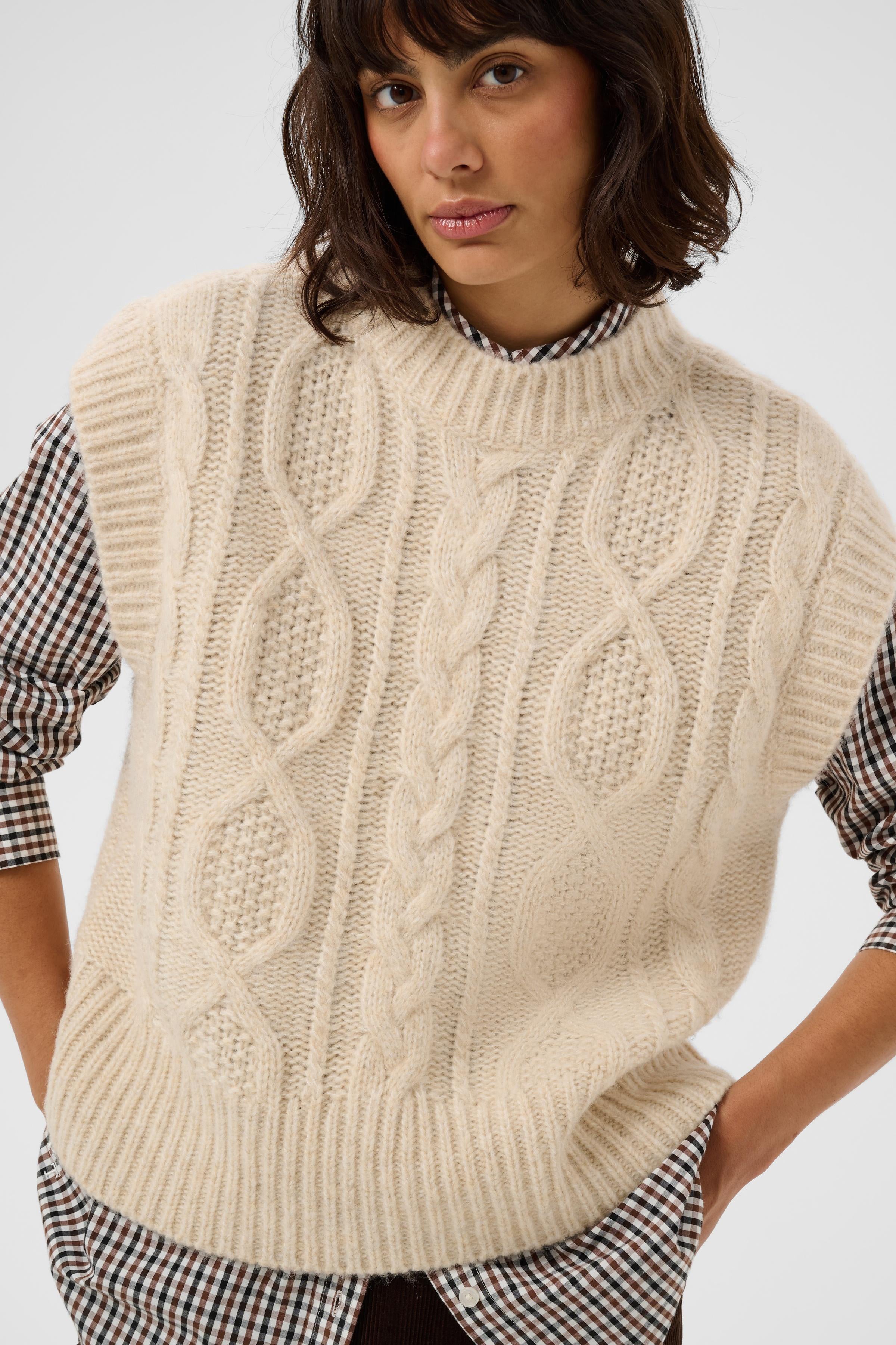 Part Two Chanina Cable Knit Vest