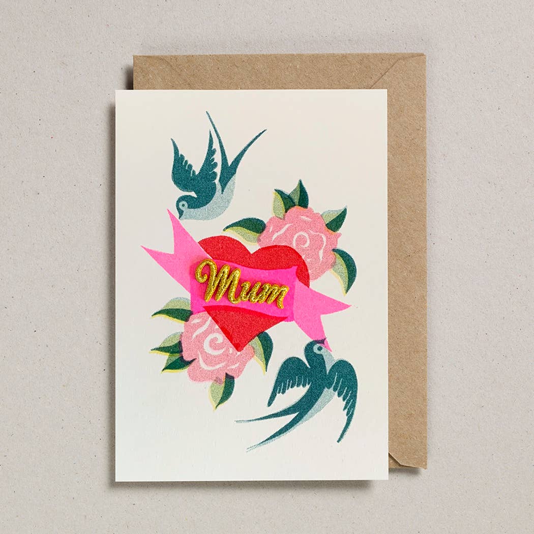 Petra Boase Birds with Heart Mothers Day Card