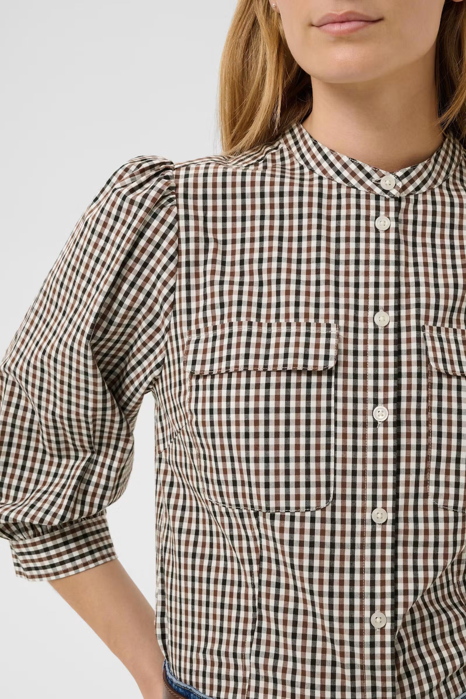 Part Two Chinette Downtown Brown Shirt