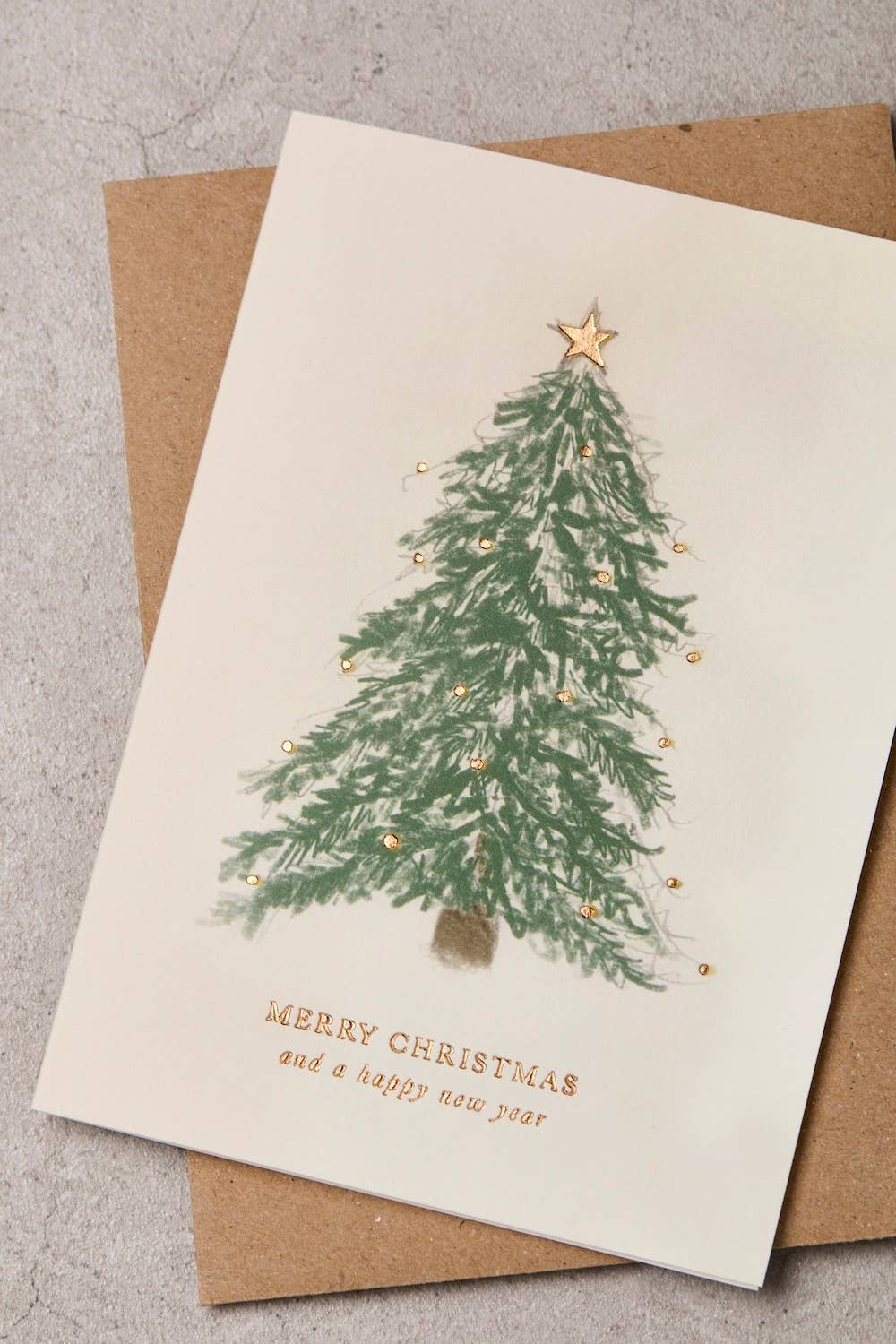 Katie Leamon Tree & Lights Christmas Card