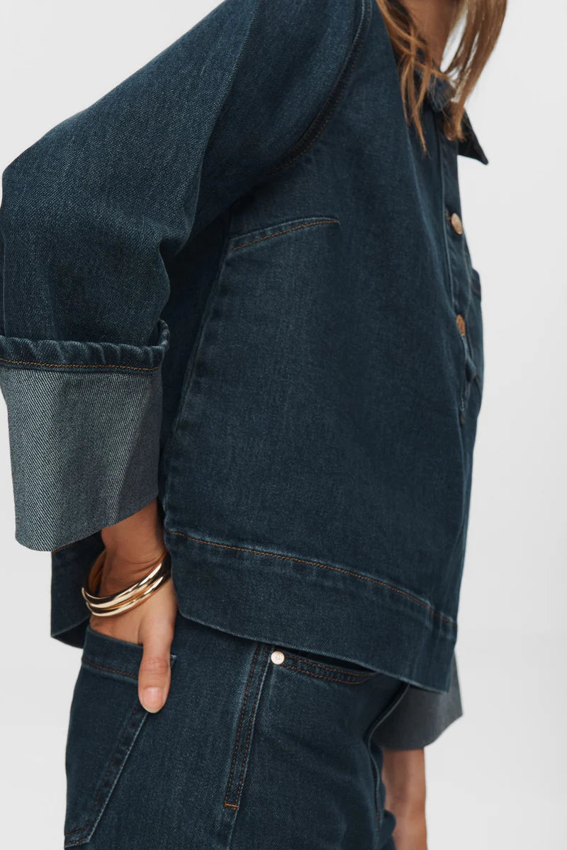 Numph Nutoronto Dark Denim Shirt