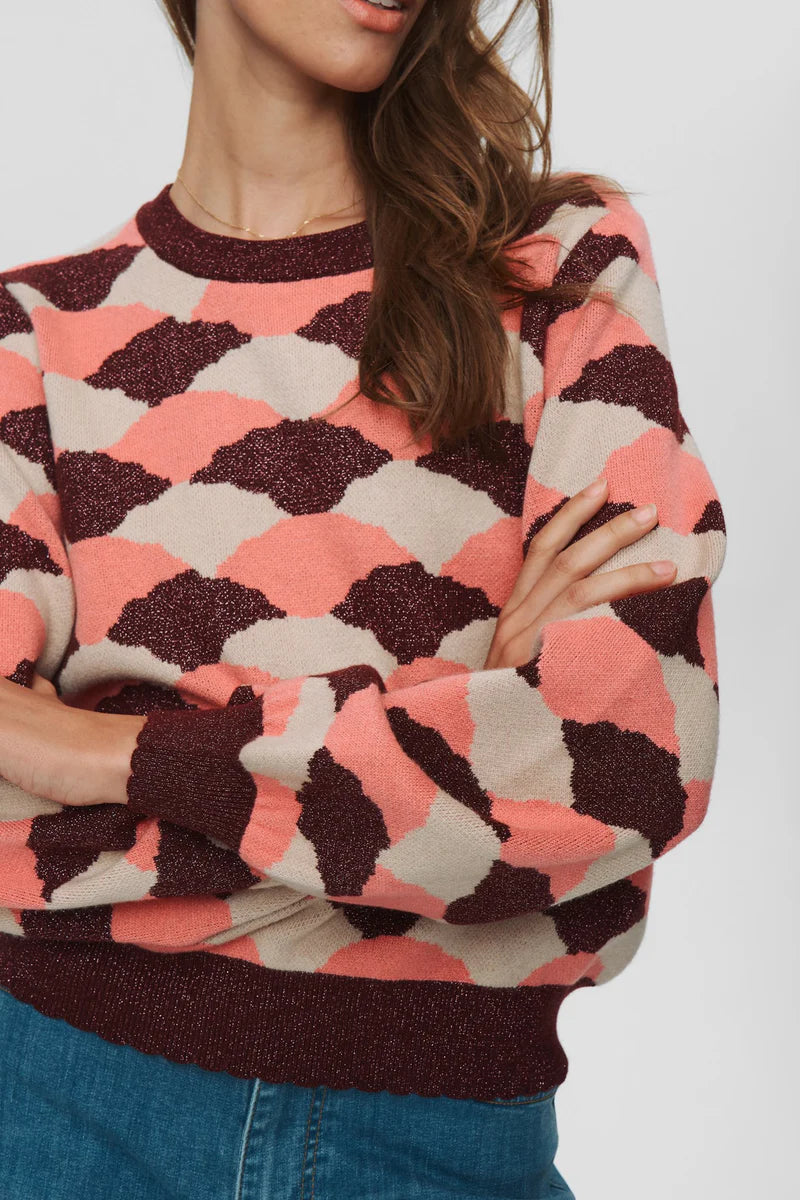 Numph Nulila Pink Pullover