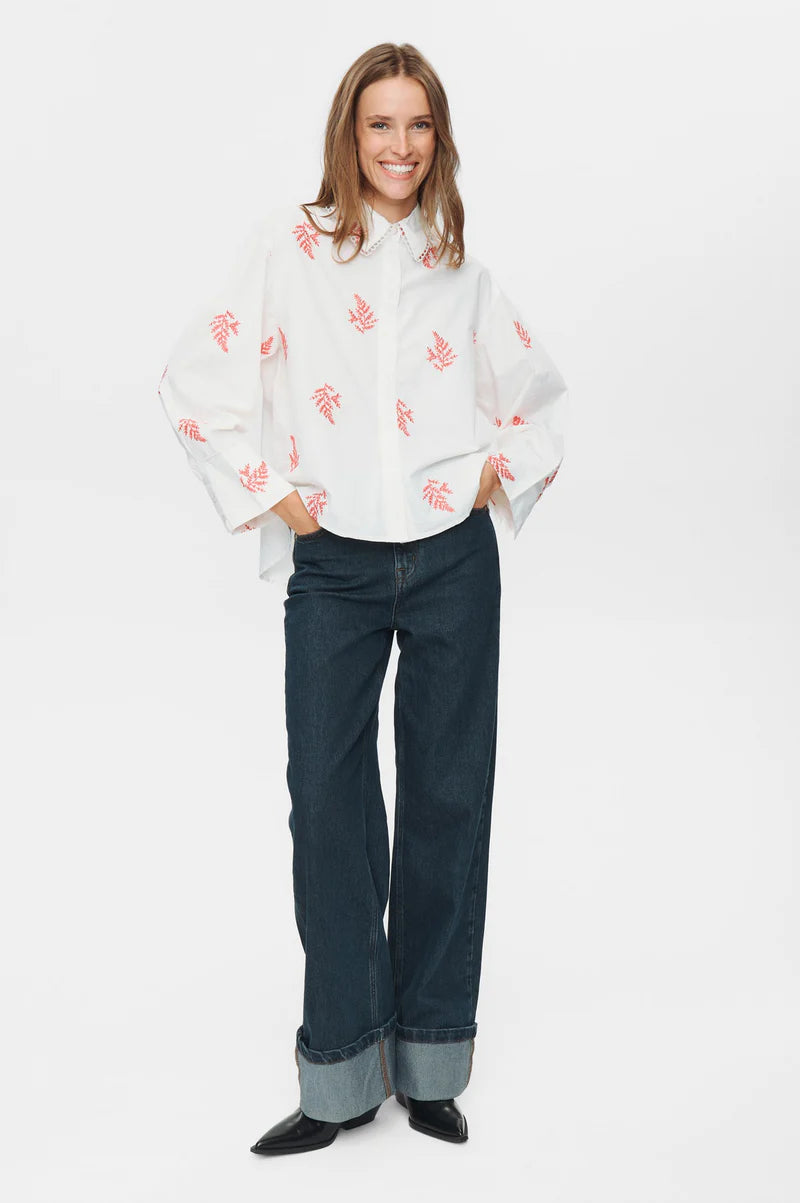 Numph Nubaily Pink Lemonade Shirt