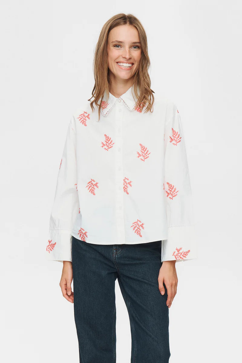 Numph Nubaily Pink Lemonade Shirt