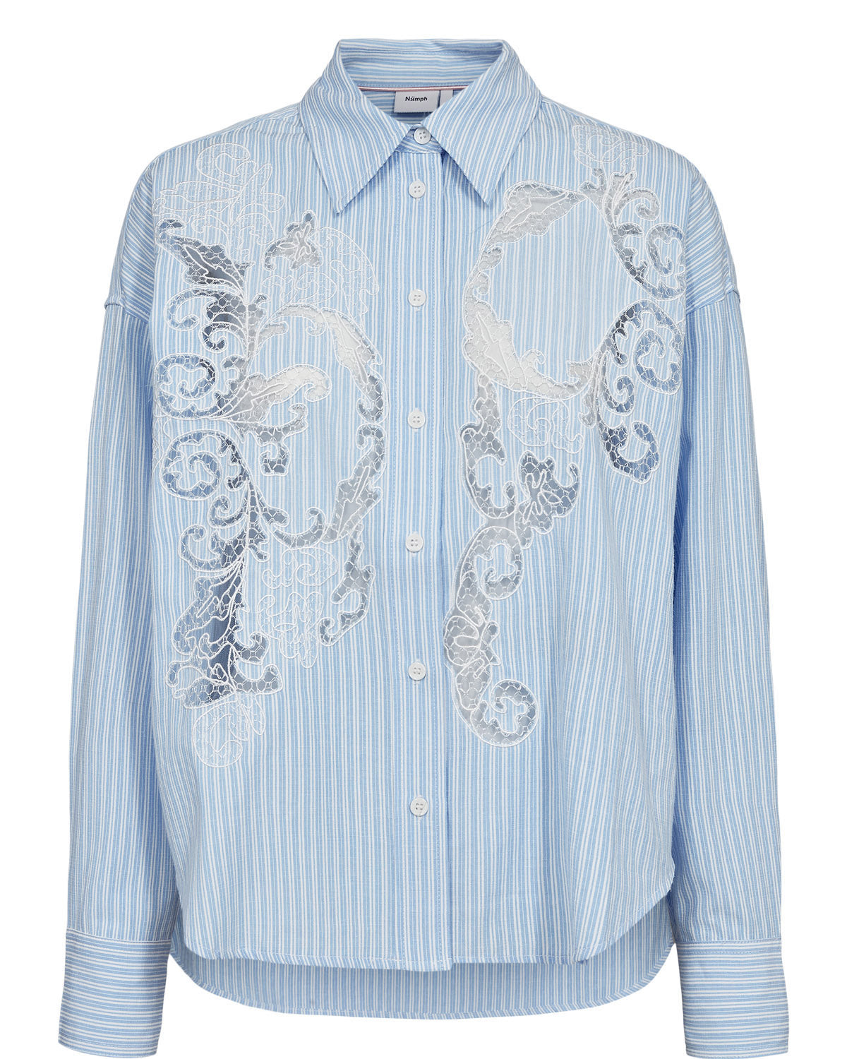 Numph Nuvalerie Blue Shirt
