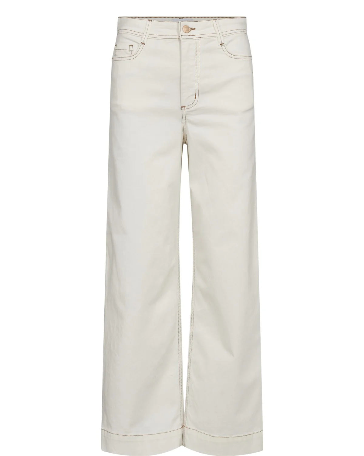 Numph Nuparisan Cropped Twill Trousers