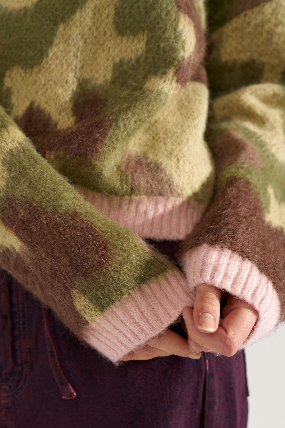 Numph Nucamu Green Pullover