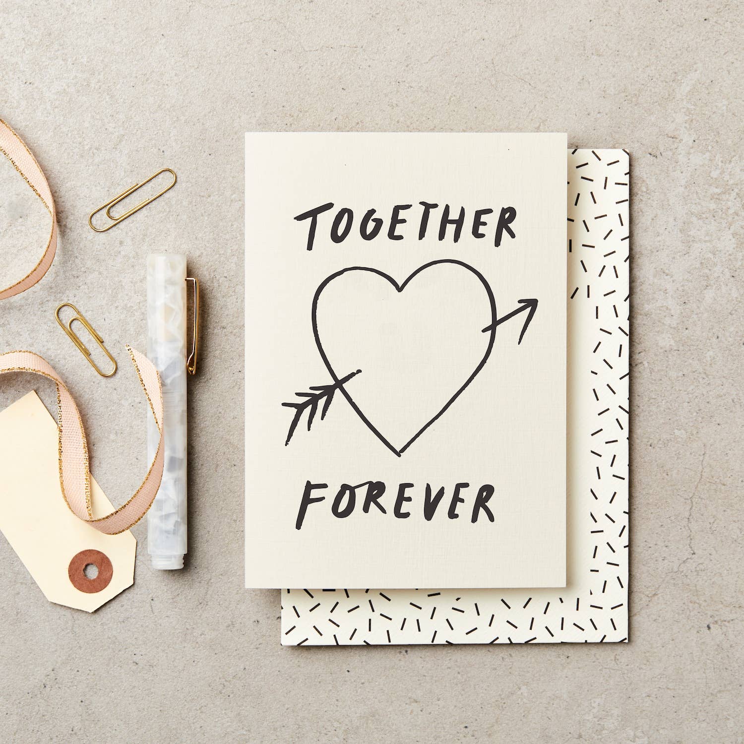 Katie Leamon Together Forever Love Card