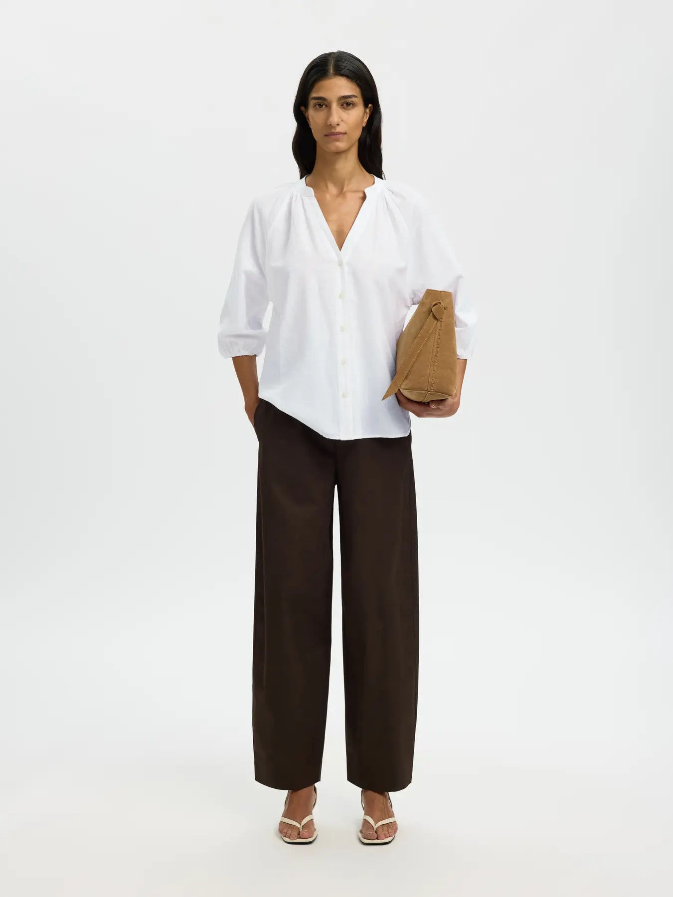 Selected Alberta Bright White Shirt