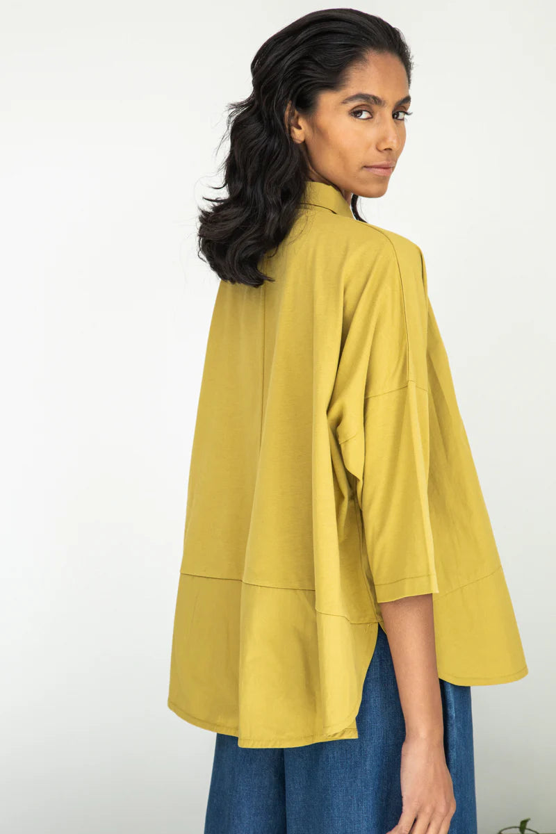 Beaumont Organic Lissie Olive Top