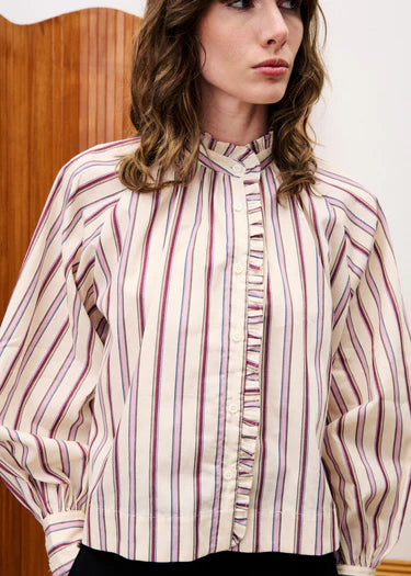 FRNCH Molly Cream Shirt