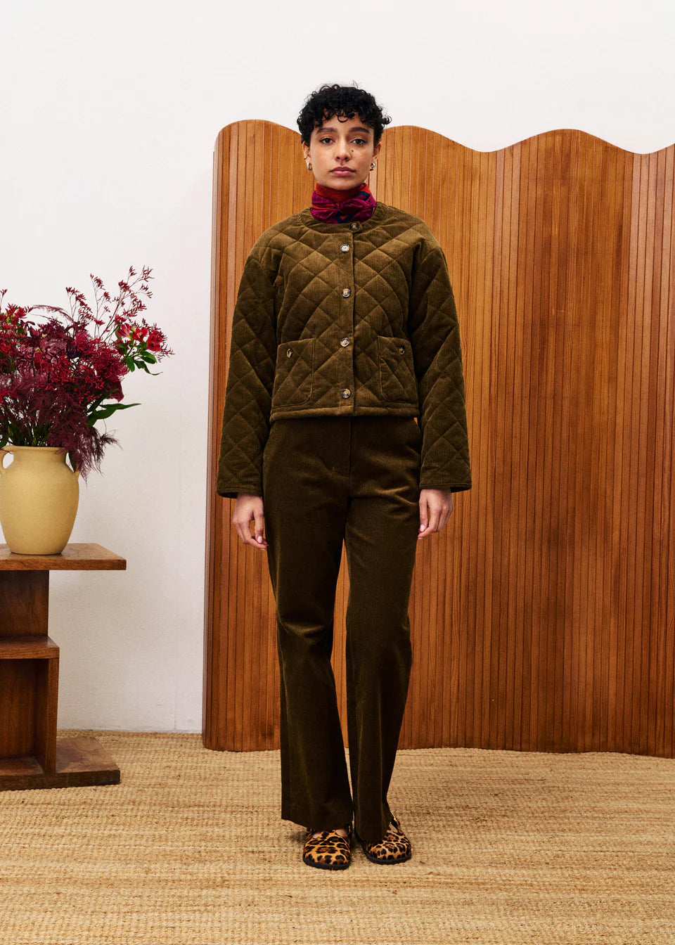 FRNCH Crocus Khaki Jacket