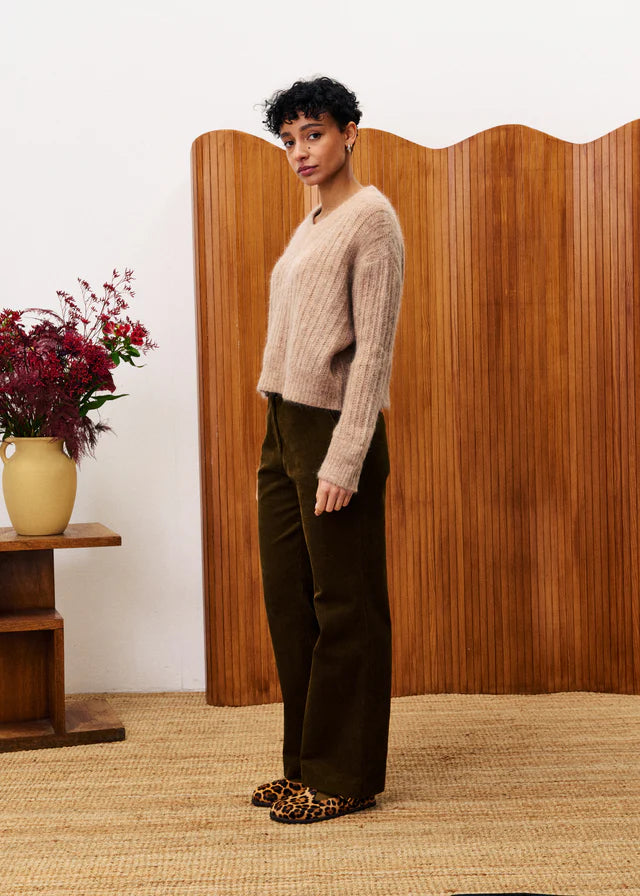 FRNCH Daffodil Khaki Pants