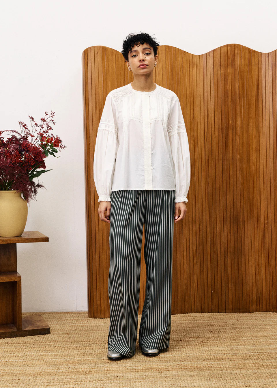 FRNCH Devi White Shirt