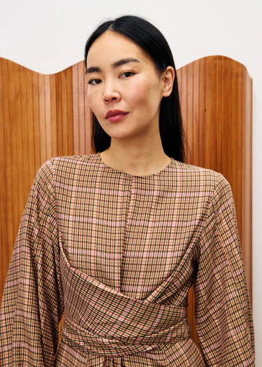 FRNCH Apollinaire Ochre Dress
