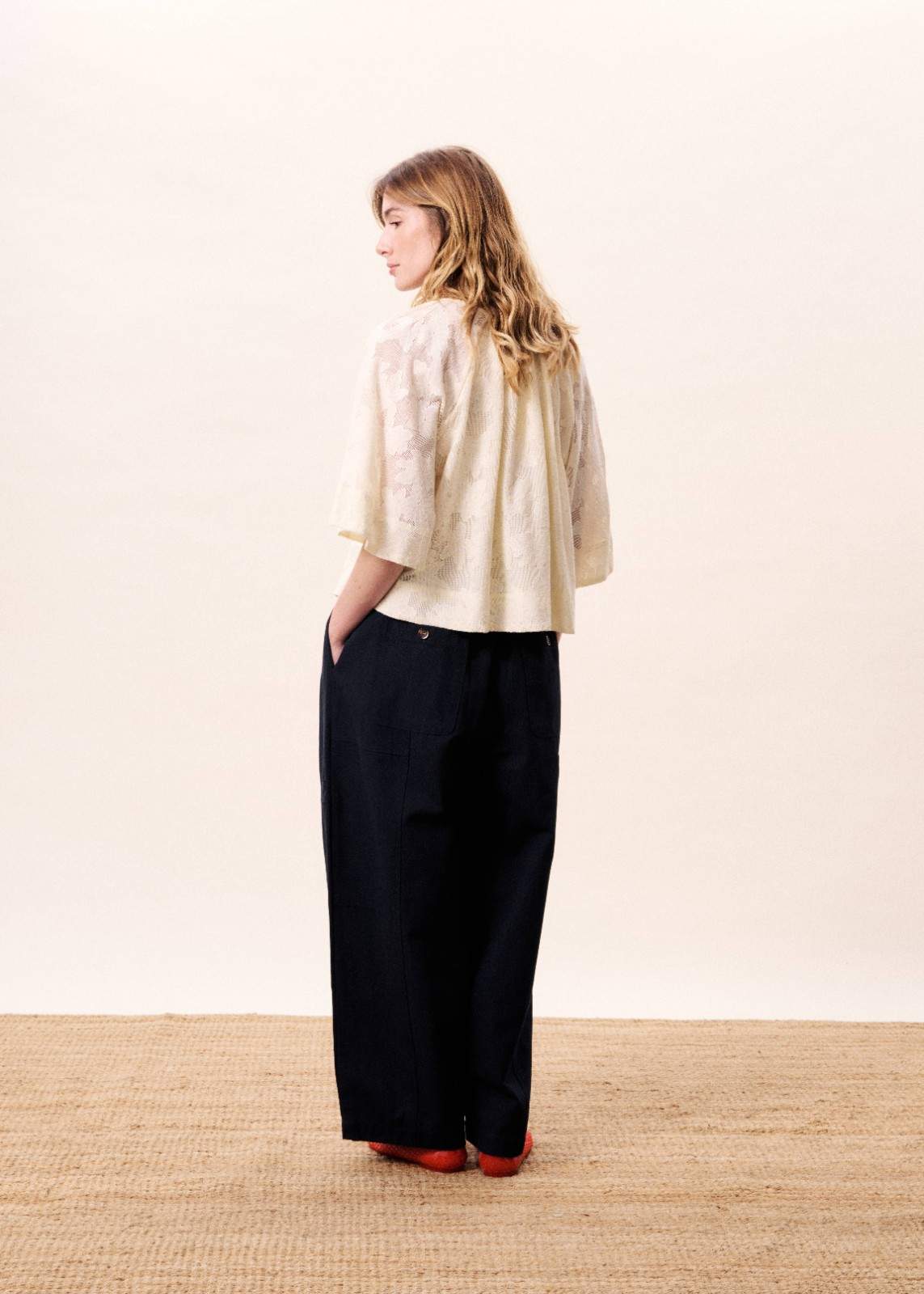 FRNCH Maresias Creme Blouse