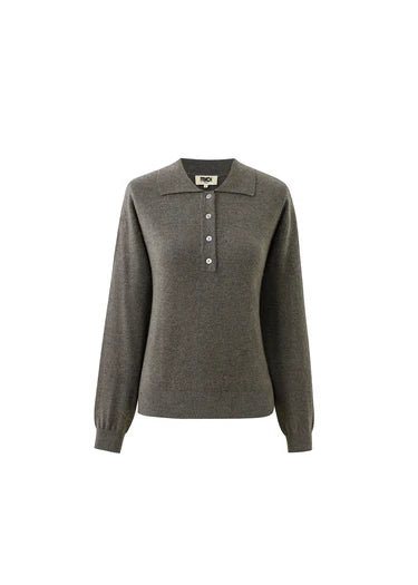 FRNCH Chedid Taupe Sweater Knit