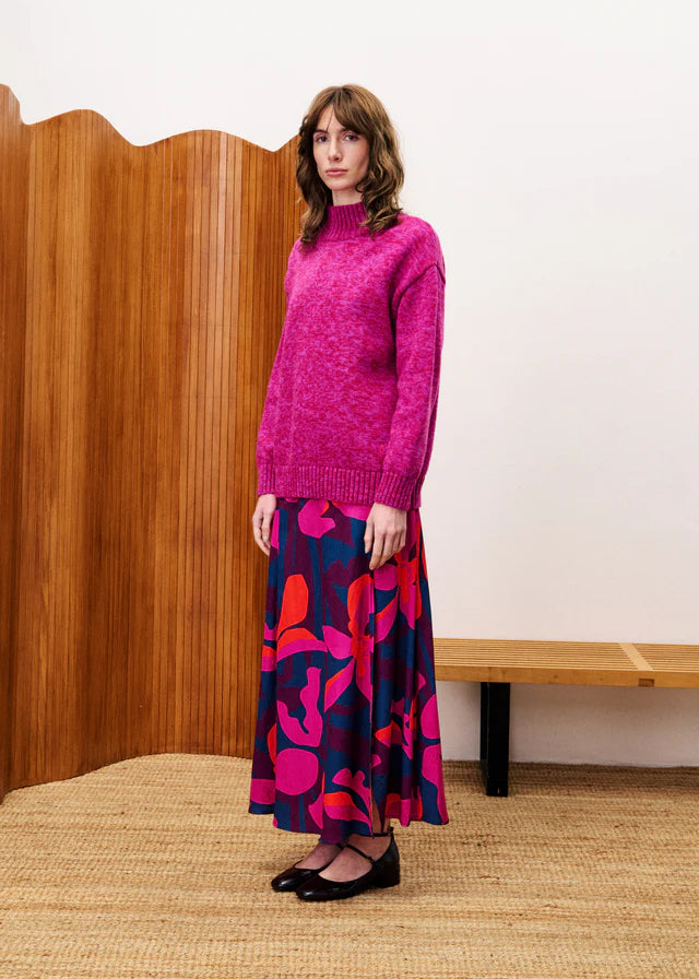 FRNCH Perrein Fuchsia Sweater