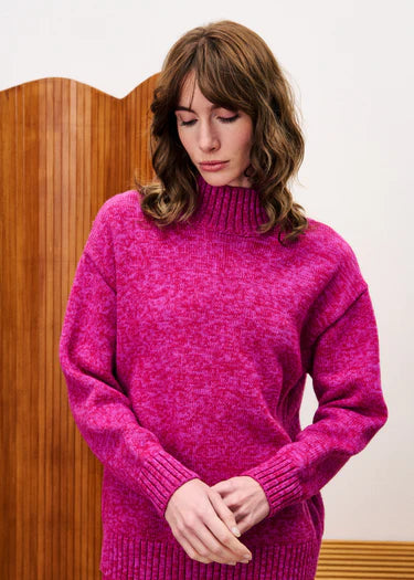 FRNCH Perrein Fuchsia Sweater