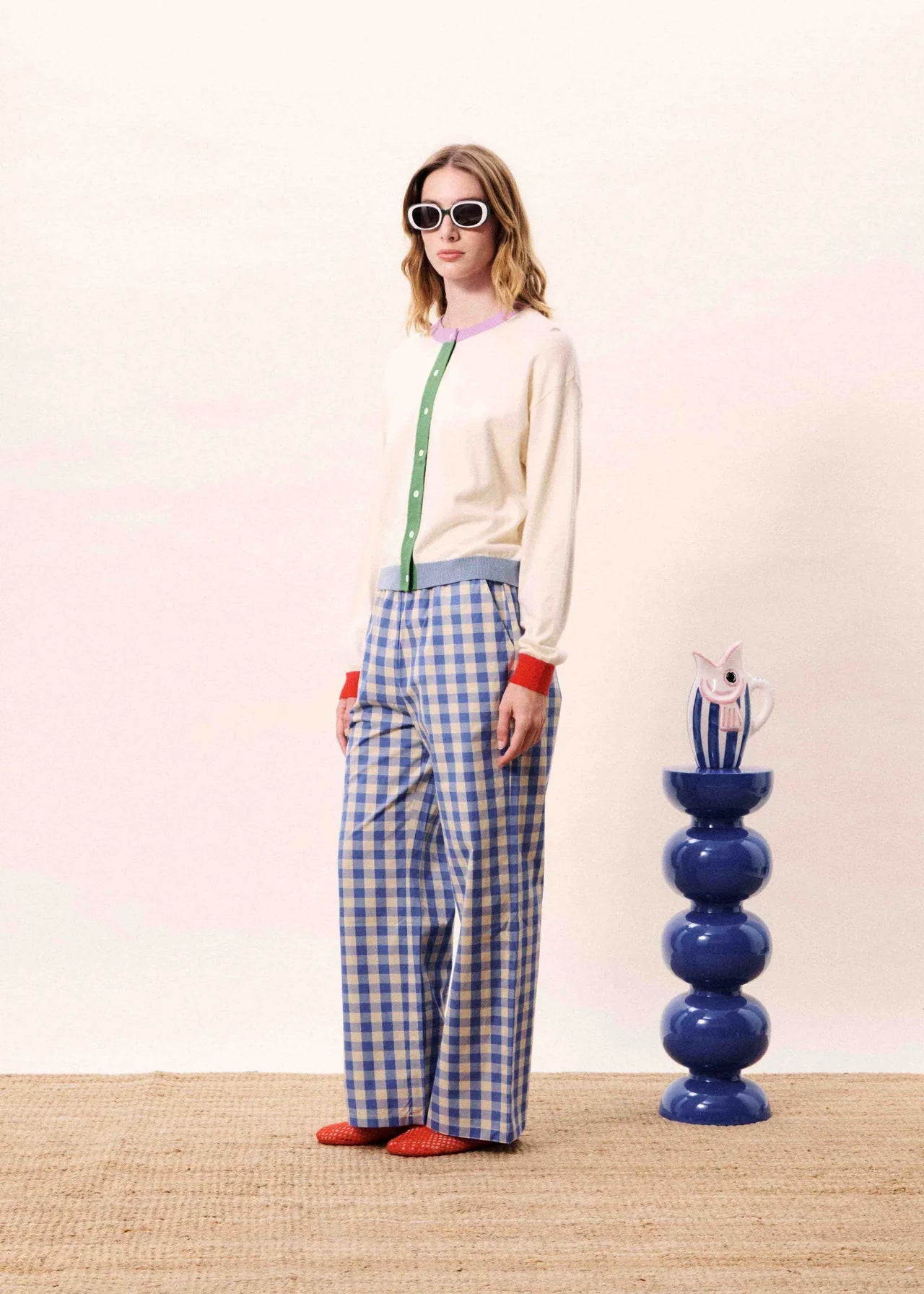 FRNCH Patrick Creme Cardigan