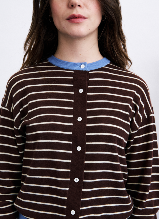 Frnch Kastro Brown Cardigan
