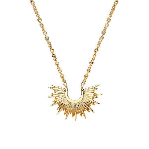 Estella Bartlett Half Sunburst Gold Necklace