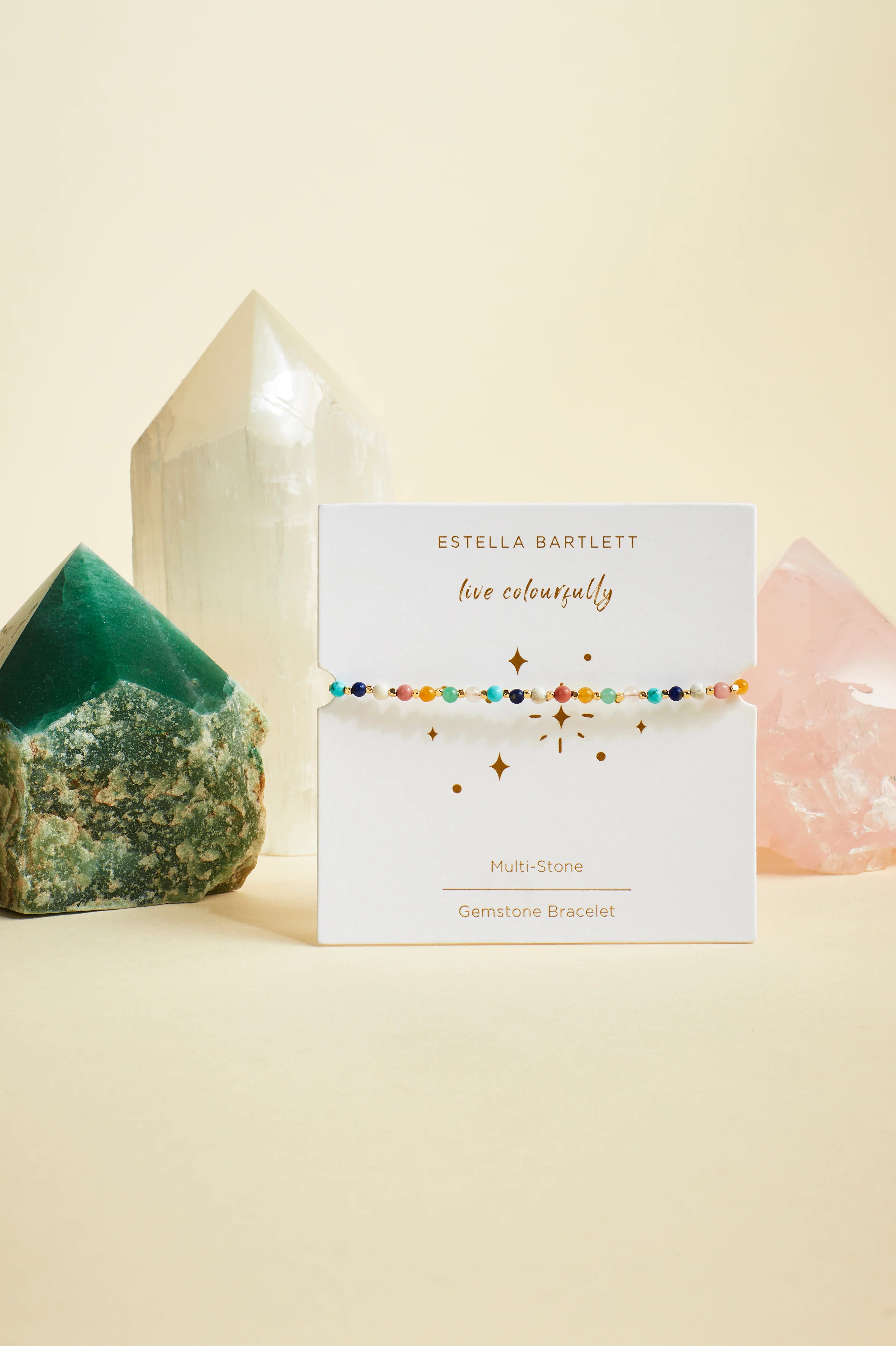 Estella Bartlett Live Colourfully Mixed Gemstone Amelia Bracelet