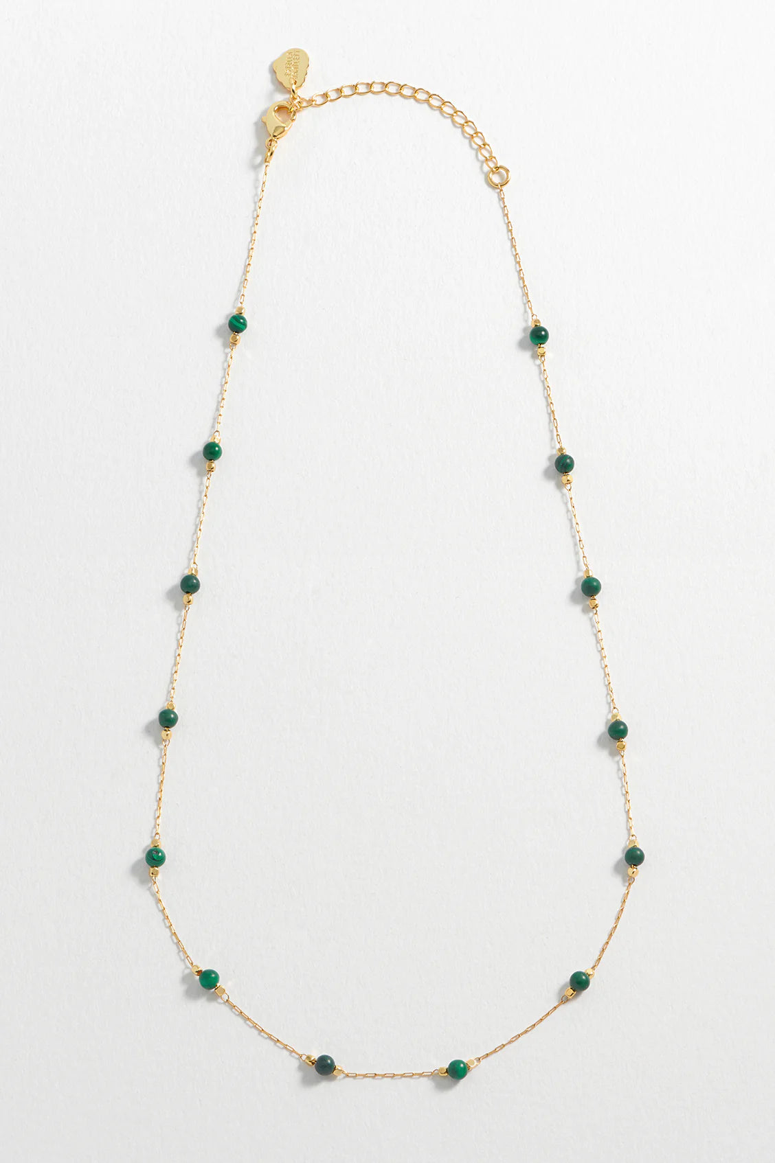 Estella Bartlett Malachite Paperlink Necklace