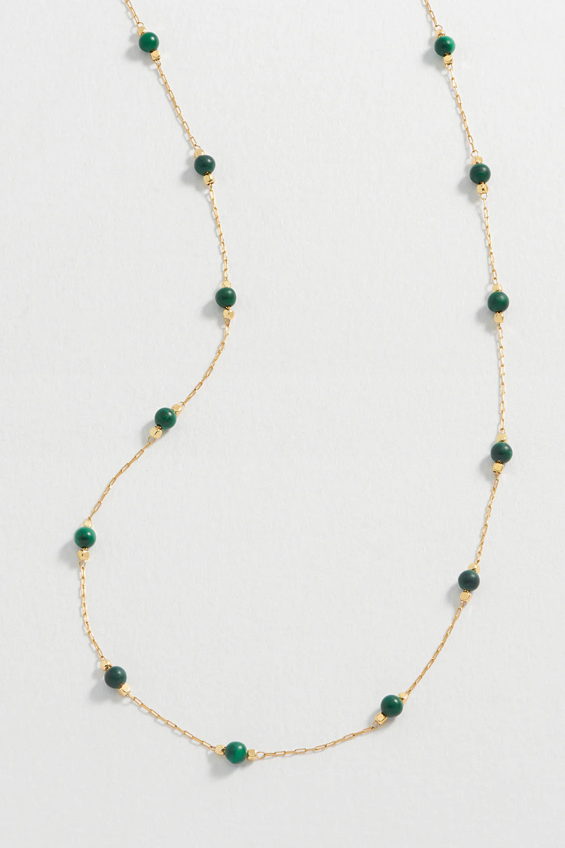 Estella Bartlett Malachite Paperlink Necklace