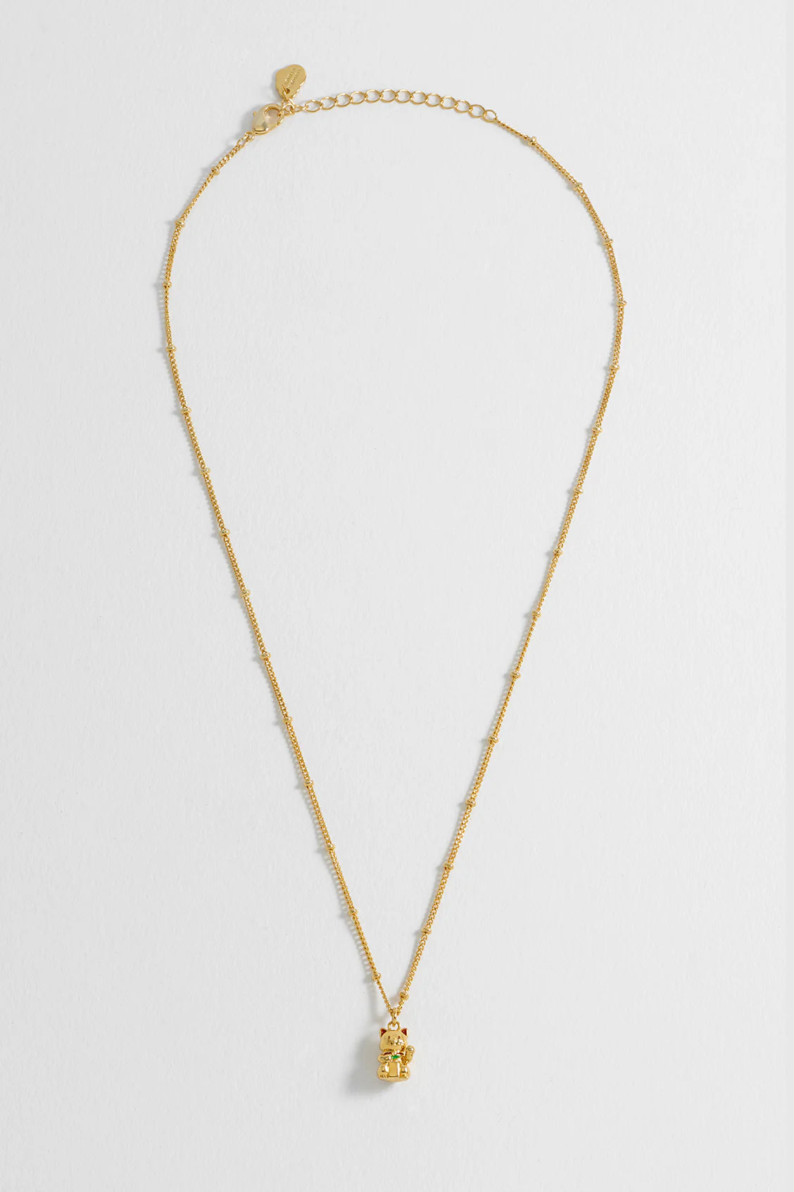 Estella Bartlett Lucky Cat Necklace