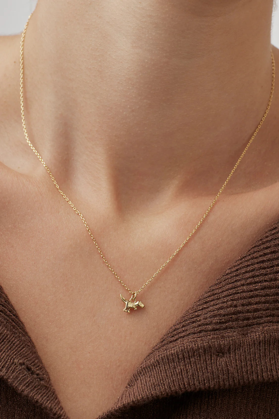 Estella Bartlett Dinosaur Necklace