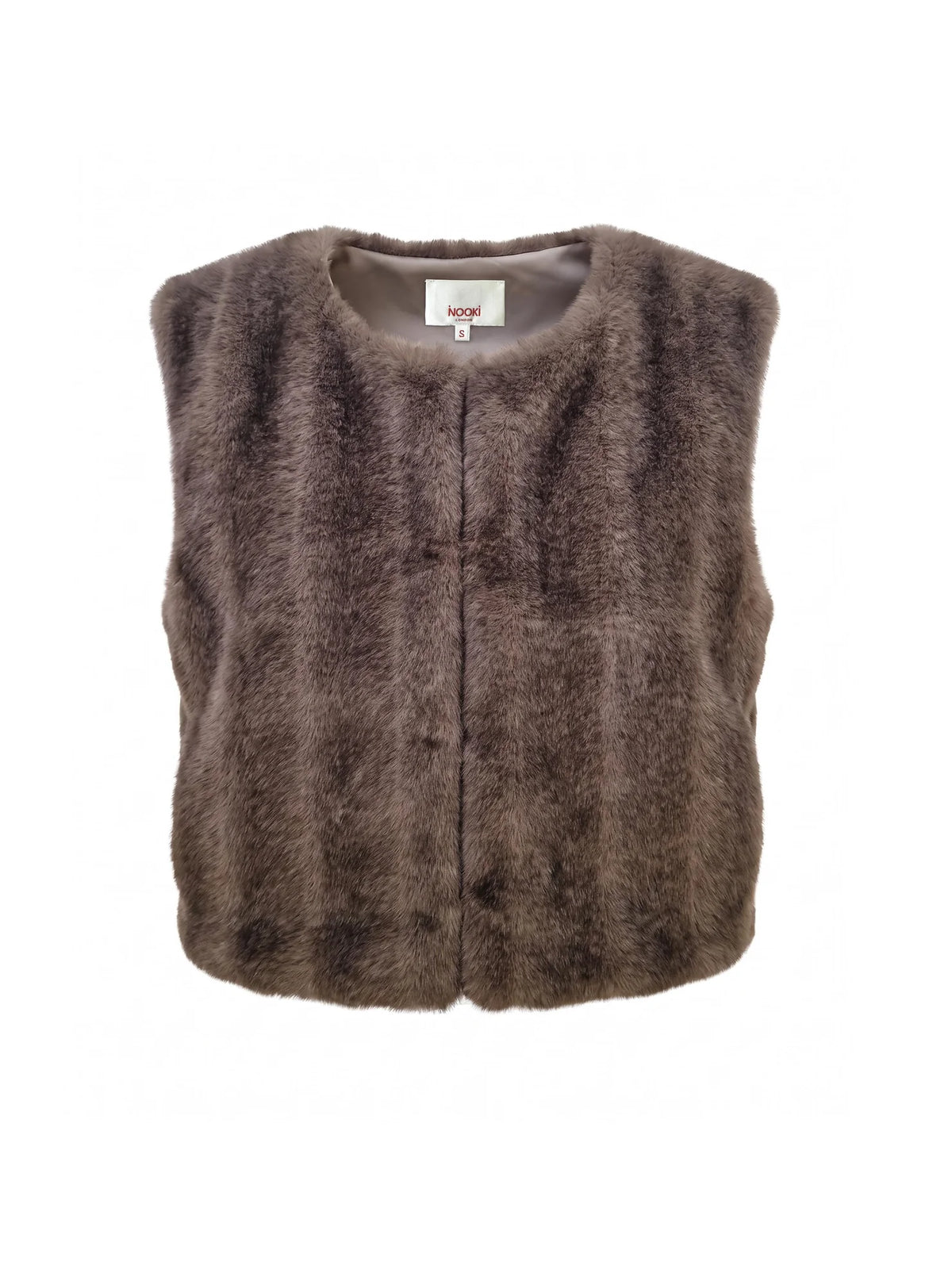 Nooki Edelweiss Faux Fur Gilet Mink