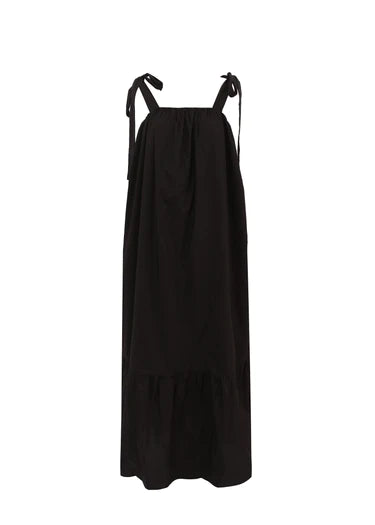 Frnch Cylia Black Maxi Dress