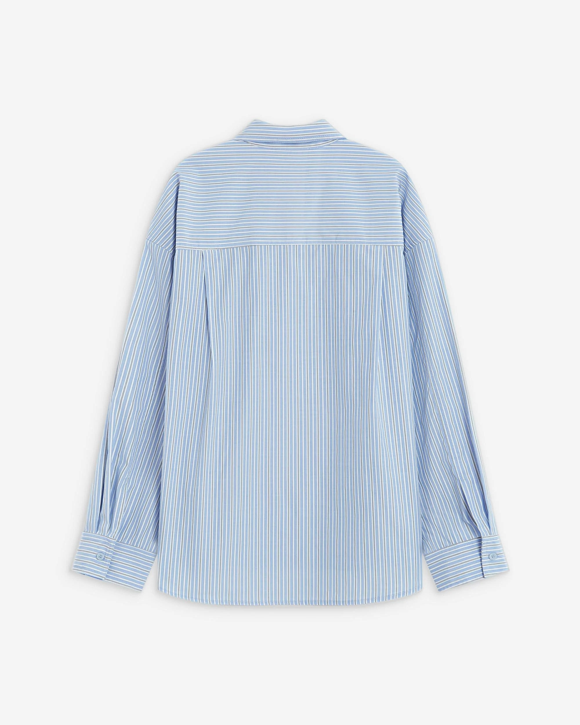 Grace & Mila Athena Striped Blue Shirt