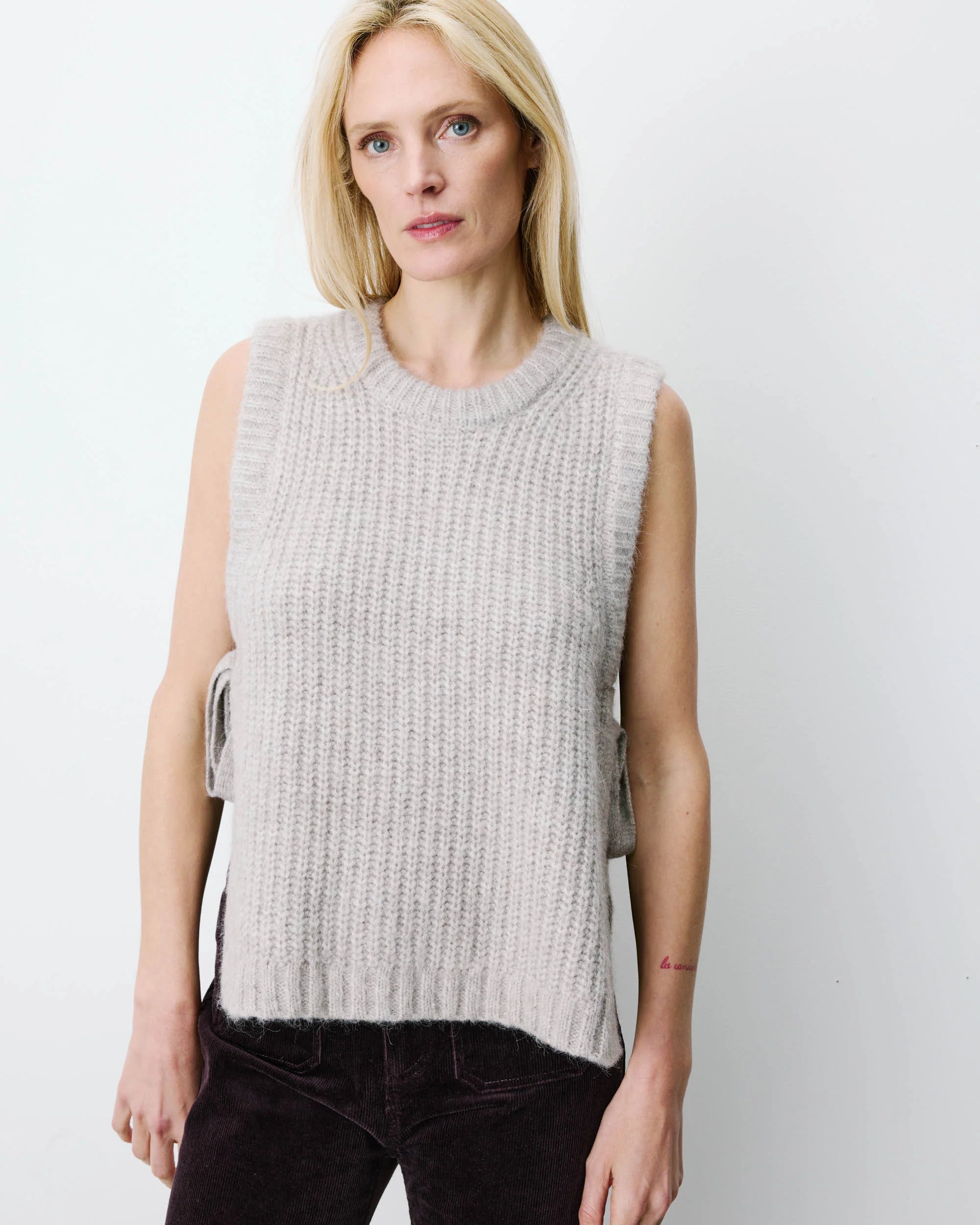 Grace & Mila Argan Grege Vest
